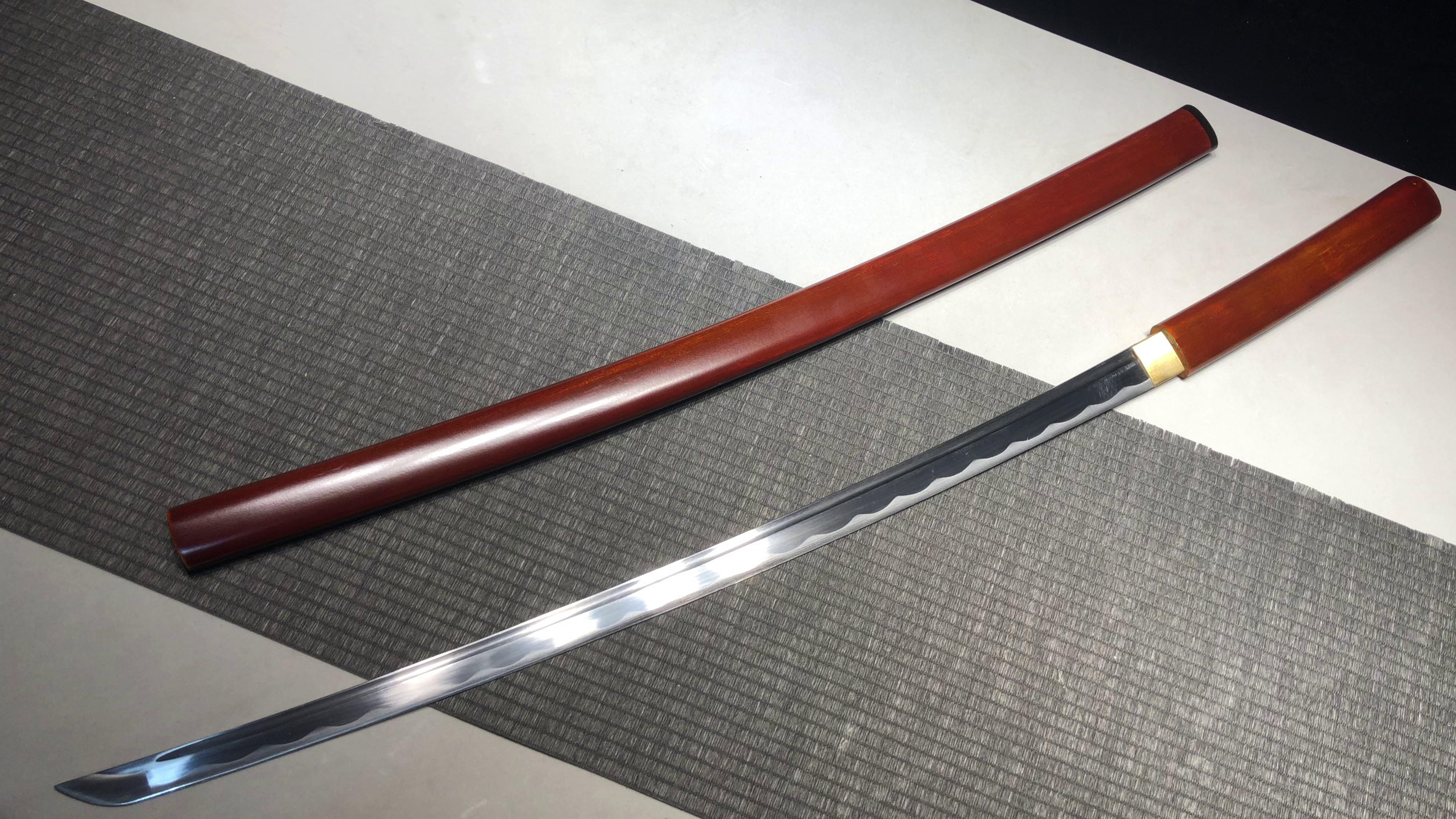 398 特价新款 长款26寸中碳钢居合武士刀——红古打刀 编号:110872306141123 - 大祚榮刀劔 대조영도검 网站图片授権给大祚 ...
