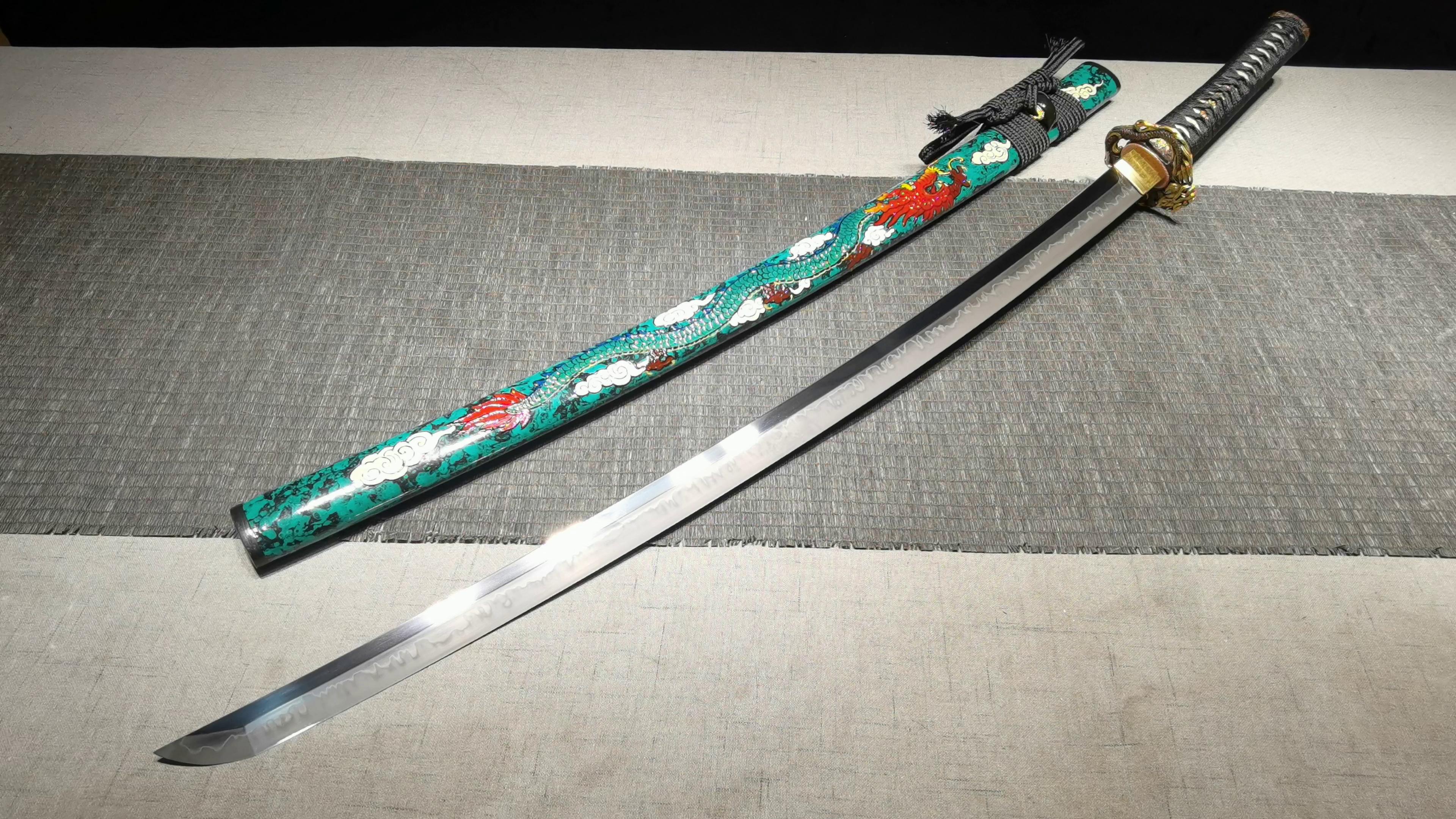 3980 长款26寸新款打武士刀——莳绘神龙 编号:081087220807698 - 大祚榮刀劔 대조영도검 网站图片授権给大祚榮刀劔獨家 ...